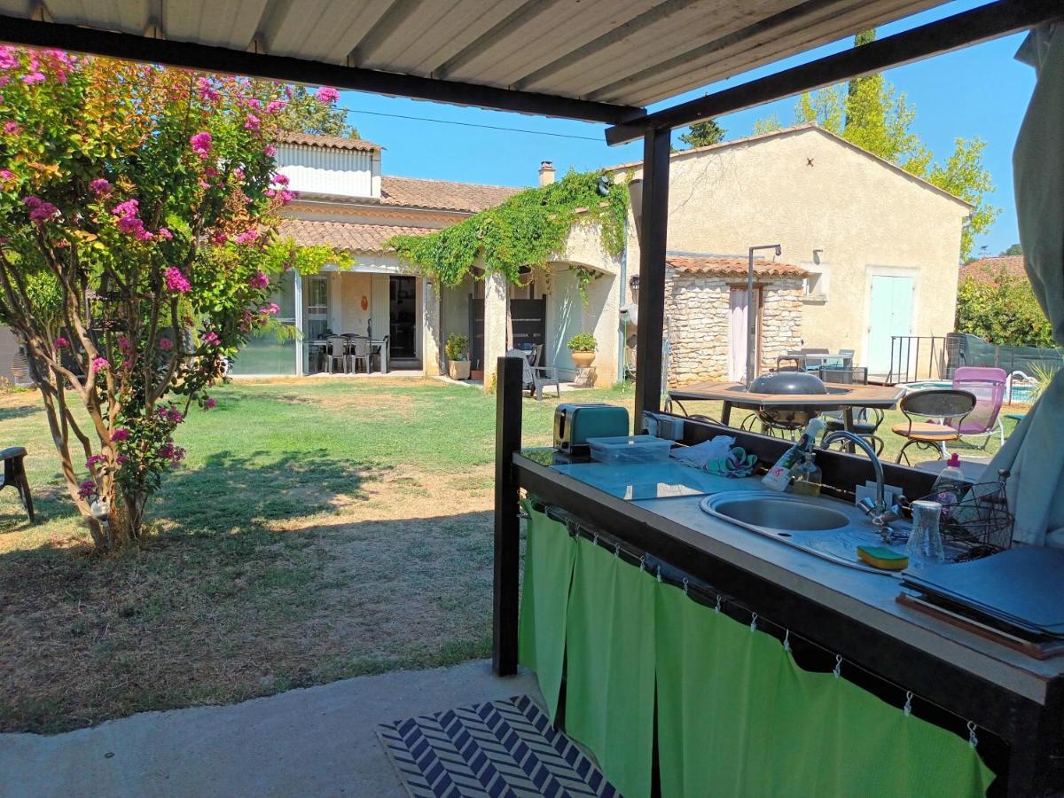 Chambres D'Hotes & Jacuzzi - A L'Ombre Des Amandiers Saint-Martin-dʼArdèche 外观 照片