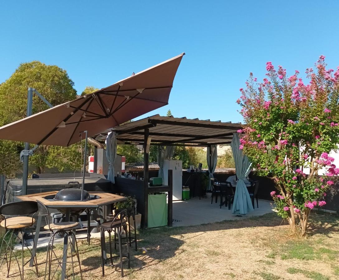 Chambres D'Hotes & Jacuzzi - A L'Ombre Des Amandiers Saint-Martin-dʼArdèche 外观 照片